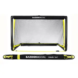 BazookaGoal XL | 150X90 cm 3v3 Fotballmål - Sammenleggbart minimål