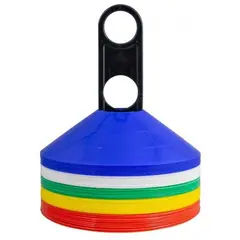 Saucer Cones (Set of 50) 10 of each: blue/red/green/yellow/white