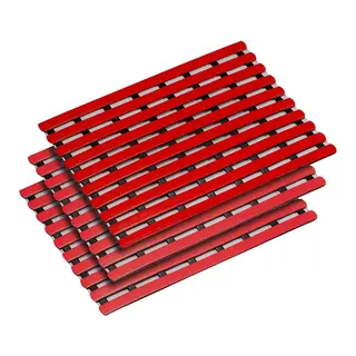 Luistamaton matto | Leveys 120 cm Punainen