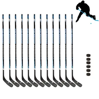 Nijdam | J&#228;&#228;kiekkomailasetti 150 cm | Left | 12 mailaa ja 6 kiekkoa
