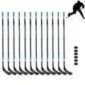 Ishockeykølle 150 cm (R) Nijdam 12 stk