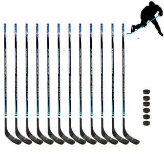 Nijdam | Jääkiekkomailasetti 150 cm | Right | 12 mailaa ja 6 kiekkoa