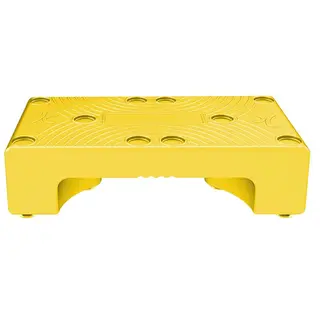 Vesistepperi Puzzle Step keltainen Voidaan pinota p&#228;&#228;llekk&#228;in imukupeilla