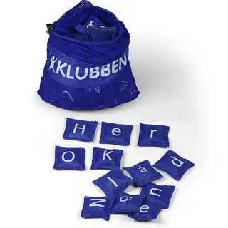 Klubben | Hernepussisetti kirjaimilla 142 kpl | Sininen