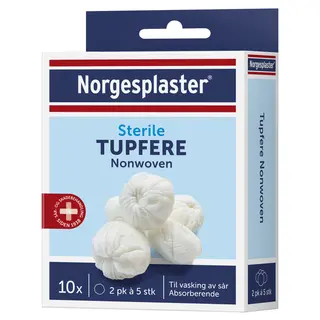 Tupfere Haavanpuhdistuslappu 10 kpl