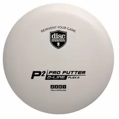 Discmania | D-Line P2 Pro Flex 2 Putter disc til frisbeegolf