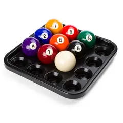 Ball Tray for 16 Pool Balls Black