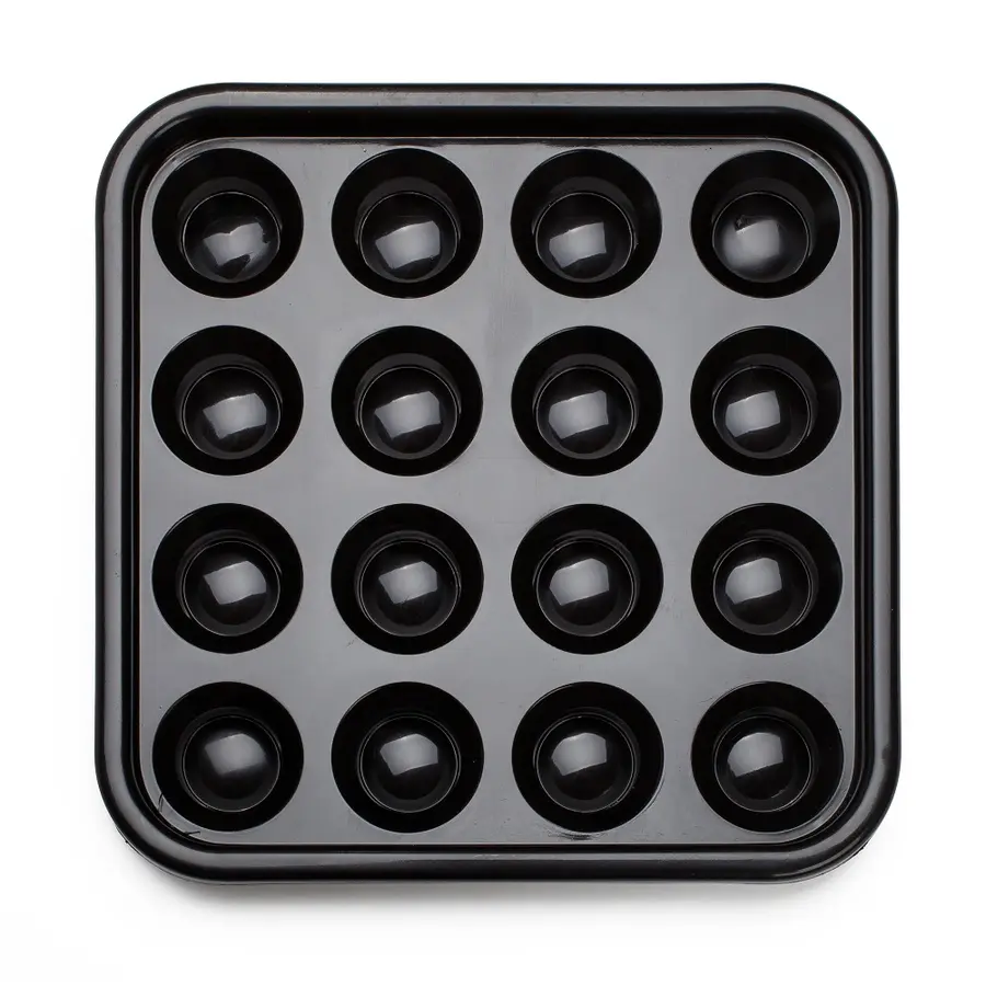Ball Tray for 16 Pool Balls Black 