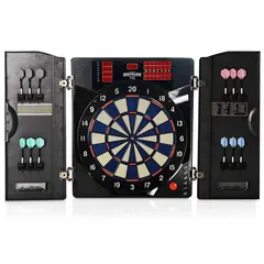 Dart Kings Dart Pro Elektronisk dartskive med piler og skap