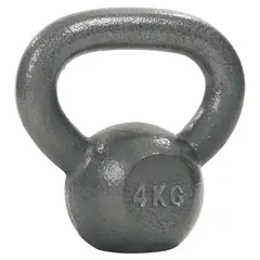 Sport-Thieme® Hammer Finish  Kettle Bell , Lacquered, Grey