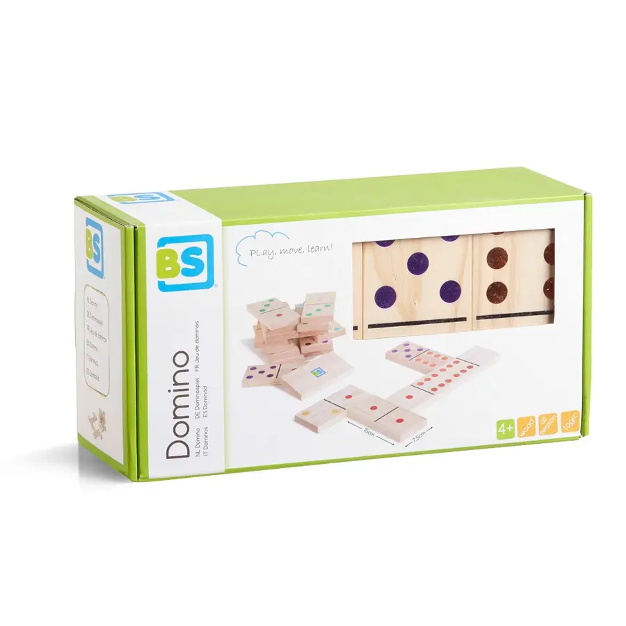 BS Toys | Jättikokoinen Dominopeli Puinen 