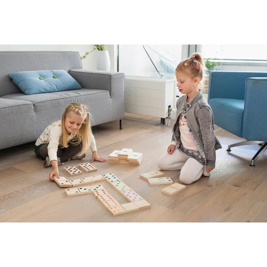 BS Toys | Jättikokoinen Dominopeli Puinen 
