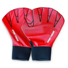 Sport-Thieme® Aqua Fitness Gloves M, red