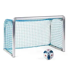 Sport-Thieme® Safety Alu-Mini-Trainingst Goal blue net