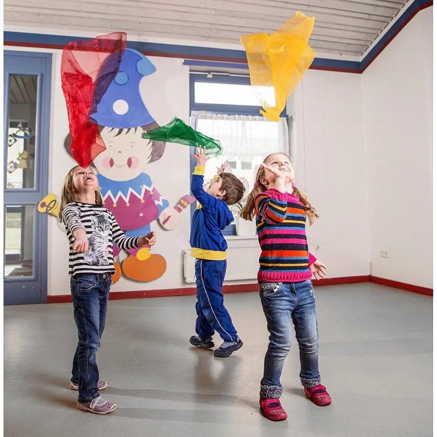 Jongleeraushuivit 6 kpl 6 kpl/pkt | 65 x 65 cm 