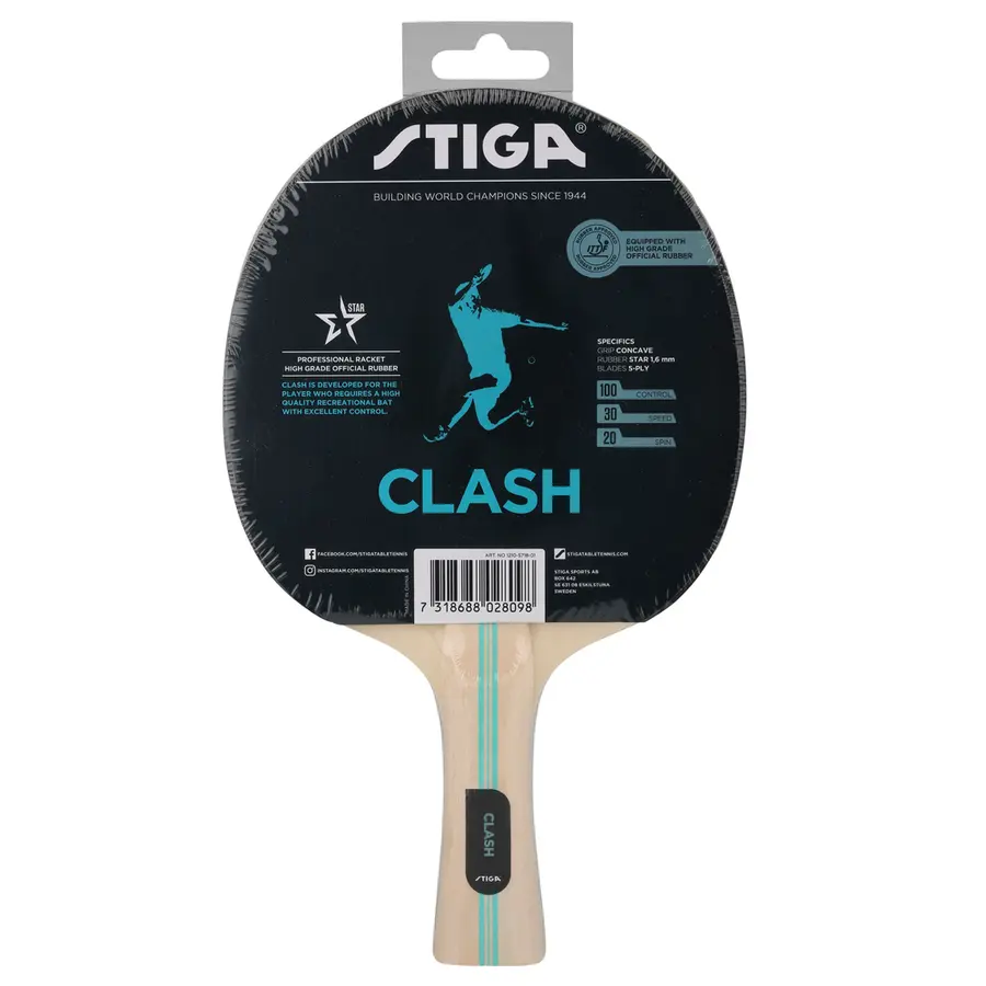 Stiga | Clash Hobby Pöytätennismaila ITTF-hyväksytty 