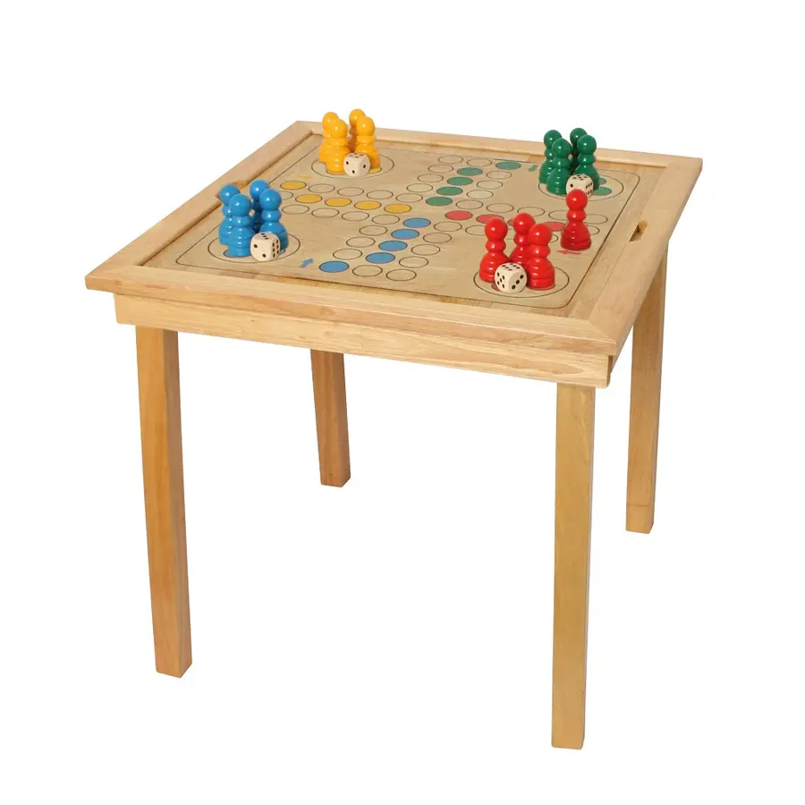 Spieltisch "Schach, Dame & Ludo" 