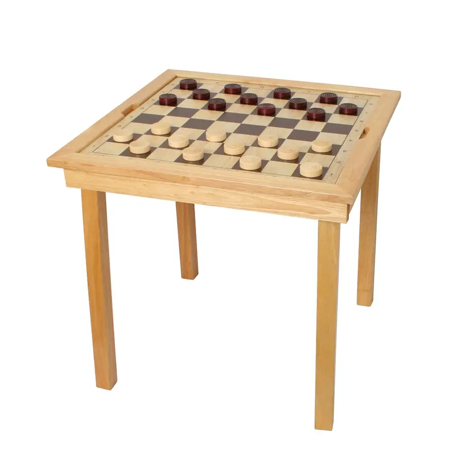 Spieltisch "Schach, Dame & Ludo" 