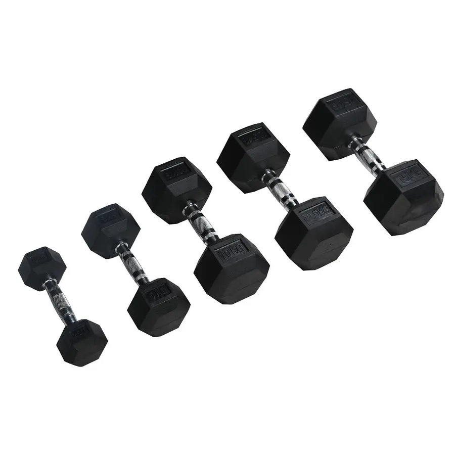Sport-Thieme | Rubber Hex Käsipaino 3 kg 