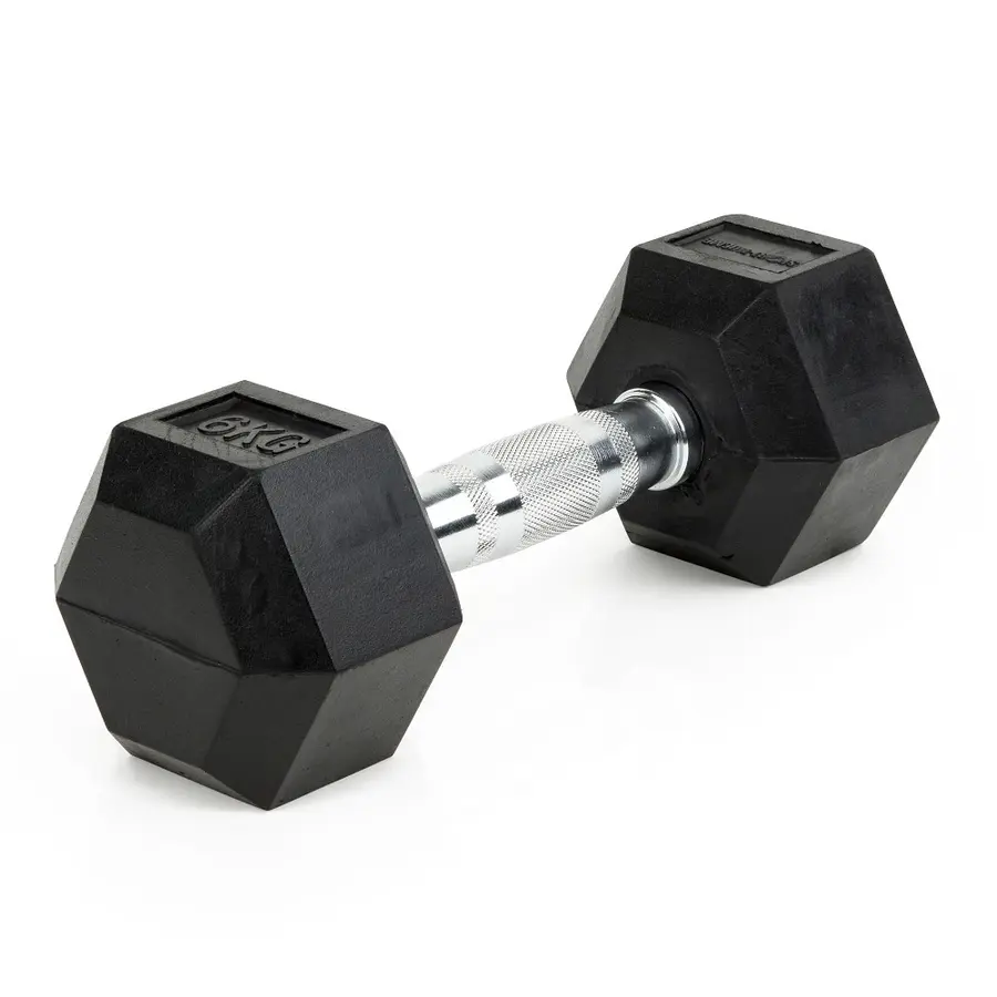 Sport-Thieme | Rubber Hex Käsipaino 6 kg 