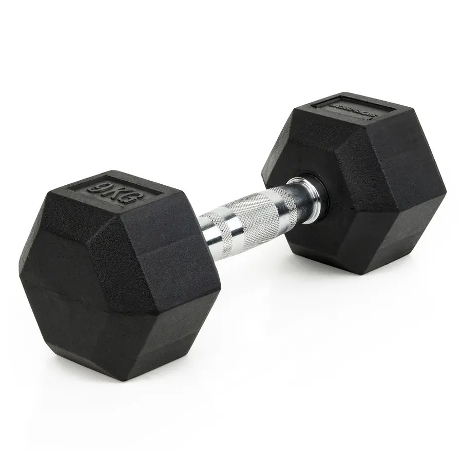 Sport-Thieme | Rubber Hex Käsipaino 9 kg 
