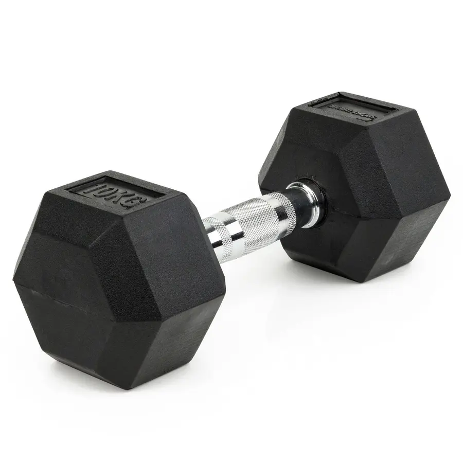 Sport-Thieme | Rubber Hex Käsipaino 10 kg 