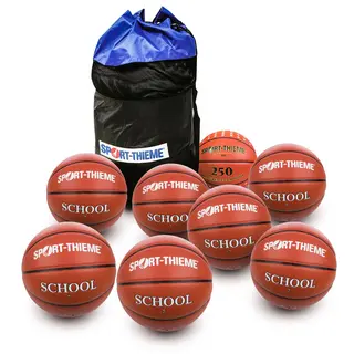 Sport-Thieme | Koripallosetti School Pro 8 Palloa | Koko: 7 | Pallolaukku
