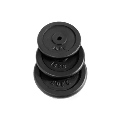 Levypaino | 1,25 kg 25 mm | Musta