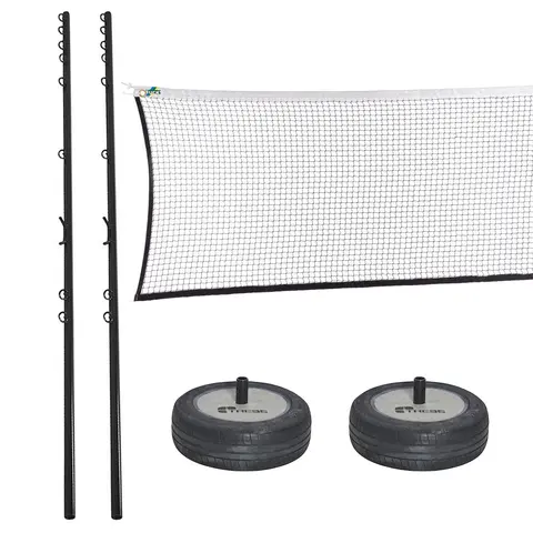 Sulkapallo- ja lentopalloverkko Tolpat 250 cm | Verkko 602x76 cm
