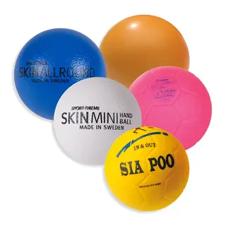 Käsipallosetti Soft-Play 5 erilaista palloa