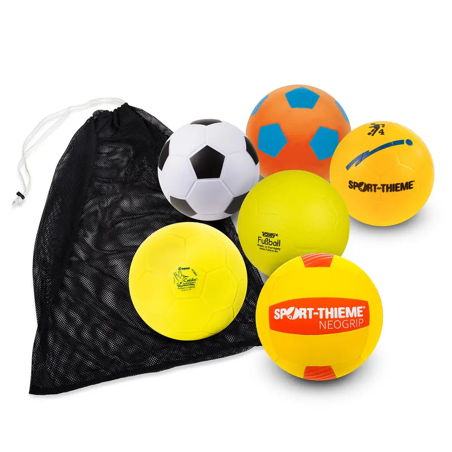 Jalkapallosetti Soft-Play 6 erilaista palloa 