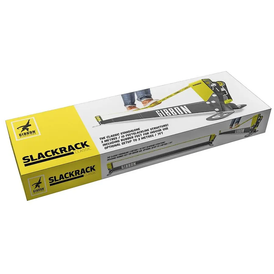 Gibbon Slackline "Slack Rack Classic" Slack line teline ja nuora - L: 4,5 m 