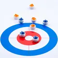 Longfield Curling- ja Shuffleboard-peli 180x39 cm