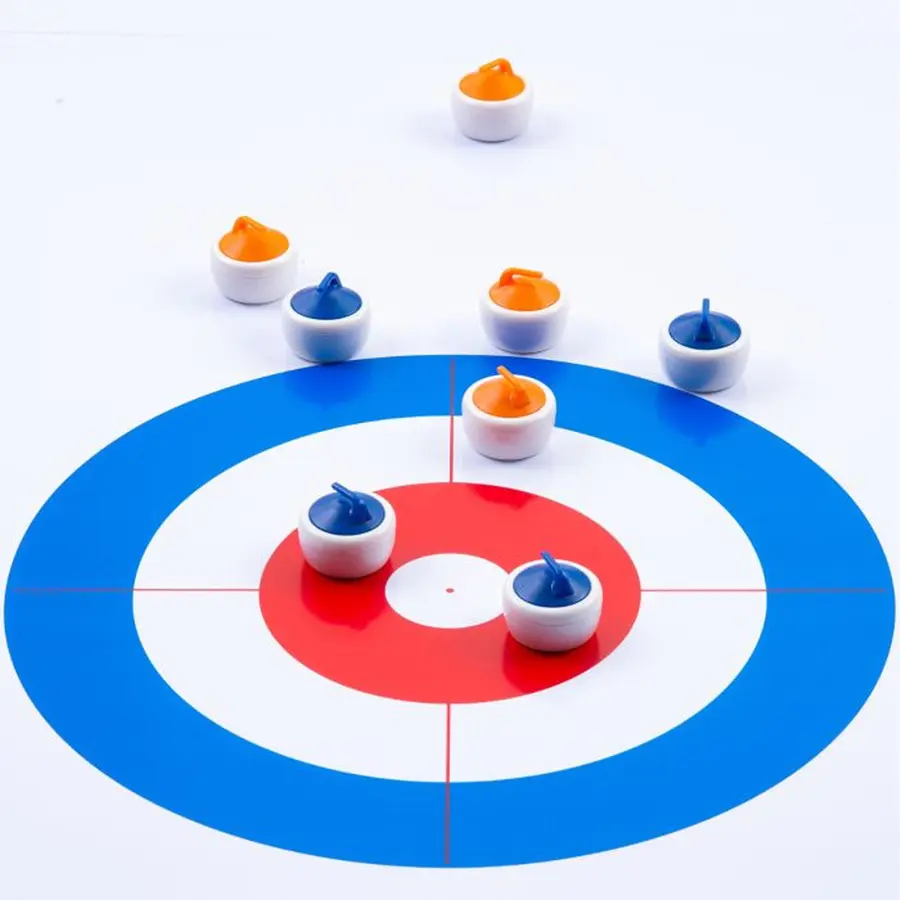Longfield Curling- ja Shuffleboard-peli 180x39 cm 