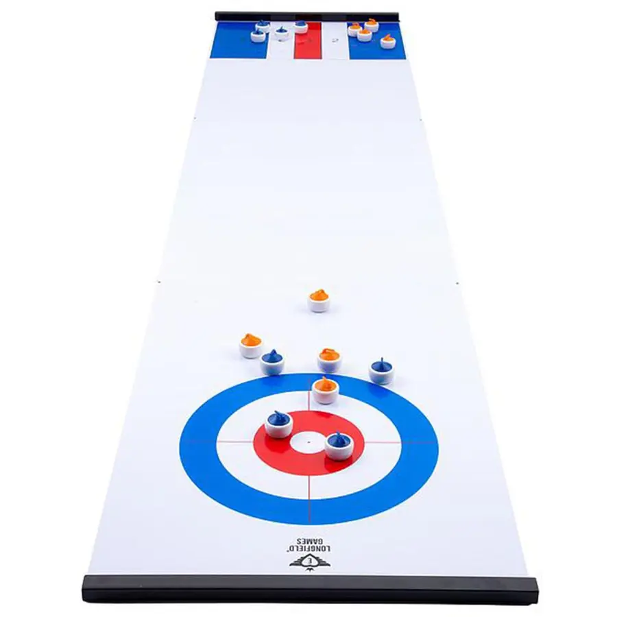 Longfield Curling- ja Shuffleboard-peli 180x39 cm 