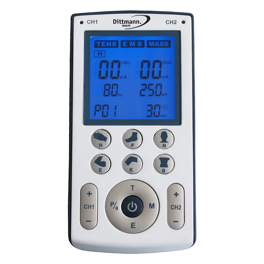 TENS EMS Laite TEN 250 8 elektrodia | 66 ohjelmaa 