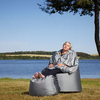 Kulestol Sensit Stright&#174; med puff Dusty Green