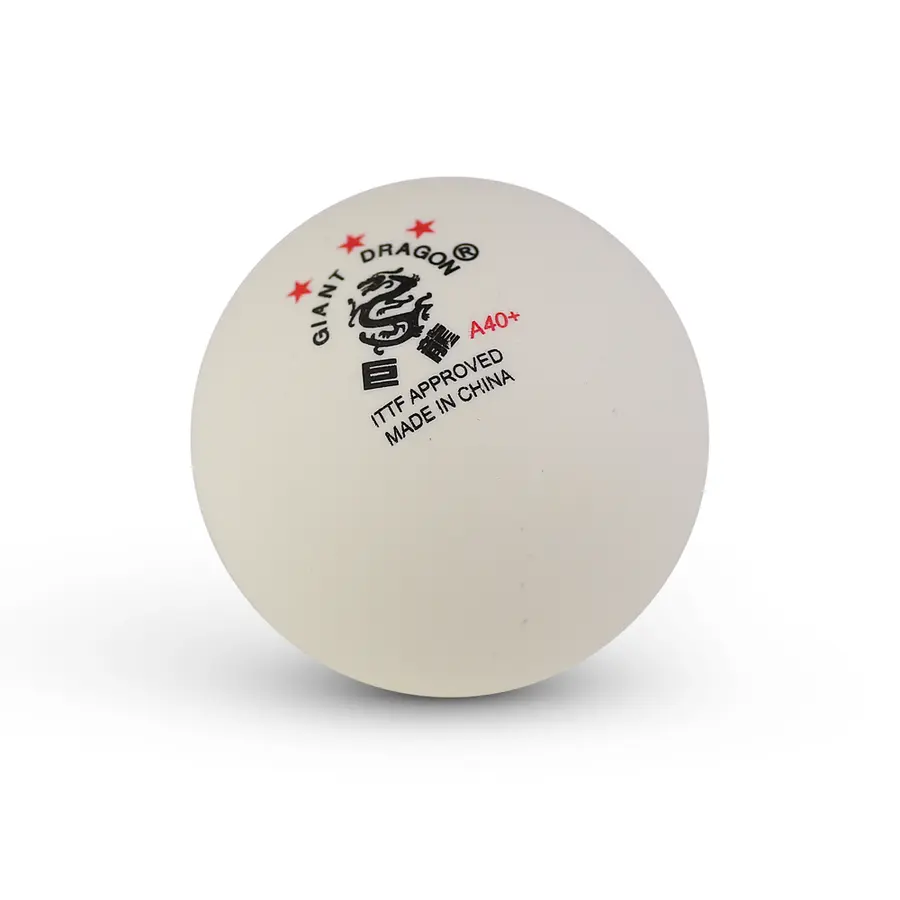Giant Dragon ABS 40+ Pöytätennispallo 6 kpl | ITTF-hyväksytty 