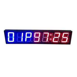Sport Thieme |  LED-intervalliajastin Seinälle kiinnitettävä kello