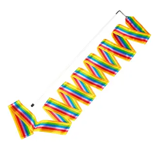 Gymnastikband regenbogenfarbig 6 m