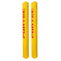 Funtec | Tolppapehmusteet Keltainen | 200 cm