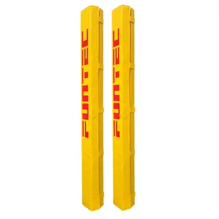 Funtec | Tolppapehmusteet Keltainen | 200 cm