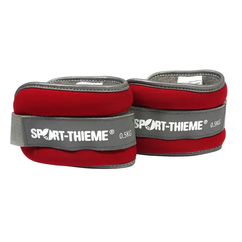 Sport-Thieme | Premium Nilkkapainot 2 x 0, 5 kg | Punainen