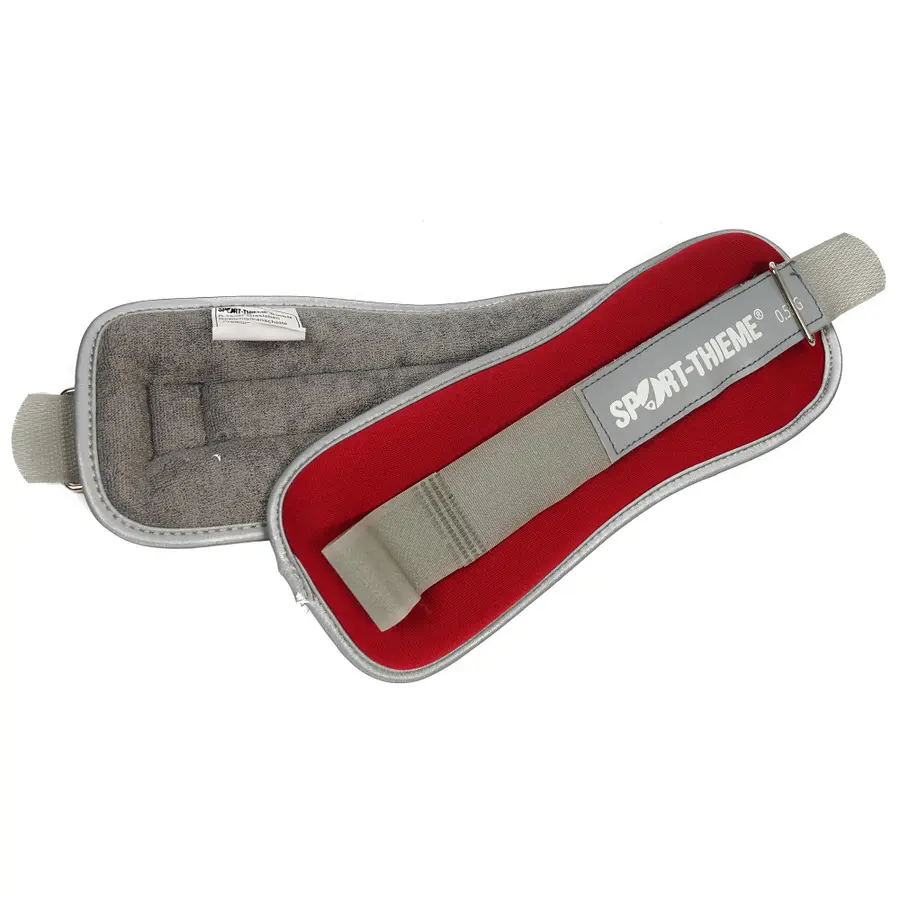 Sport-Thieme | Premium Nilkkapainot 2 x 0, 5 kg | Punainen 