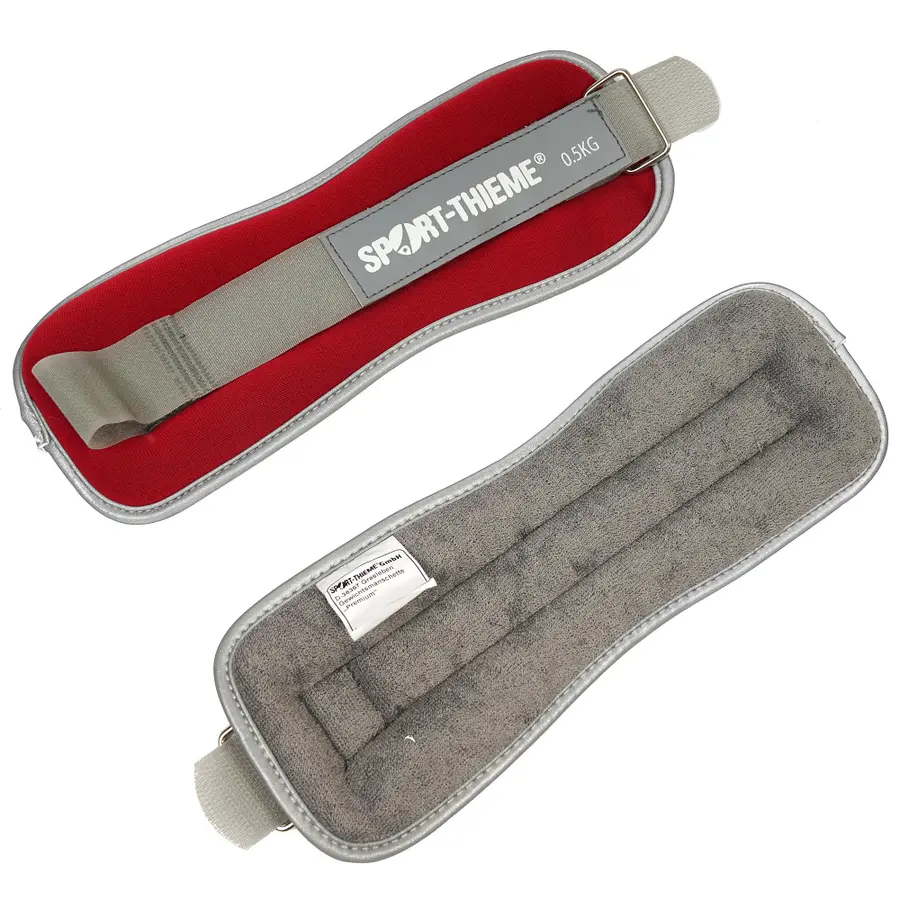 Sport-Thieme | Premium Nilkkapainot 2 x 0, 5 kg | Punainen 