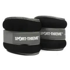 Sport-Thieme | Premium Nilkkapainot 2 x 1,5 kg | Musta