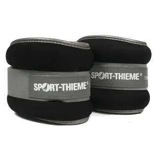 Sport-Thieme | Premium Nilkkapainot 2 x 1,5 kg | Musta