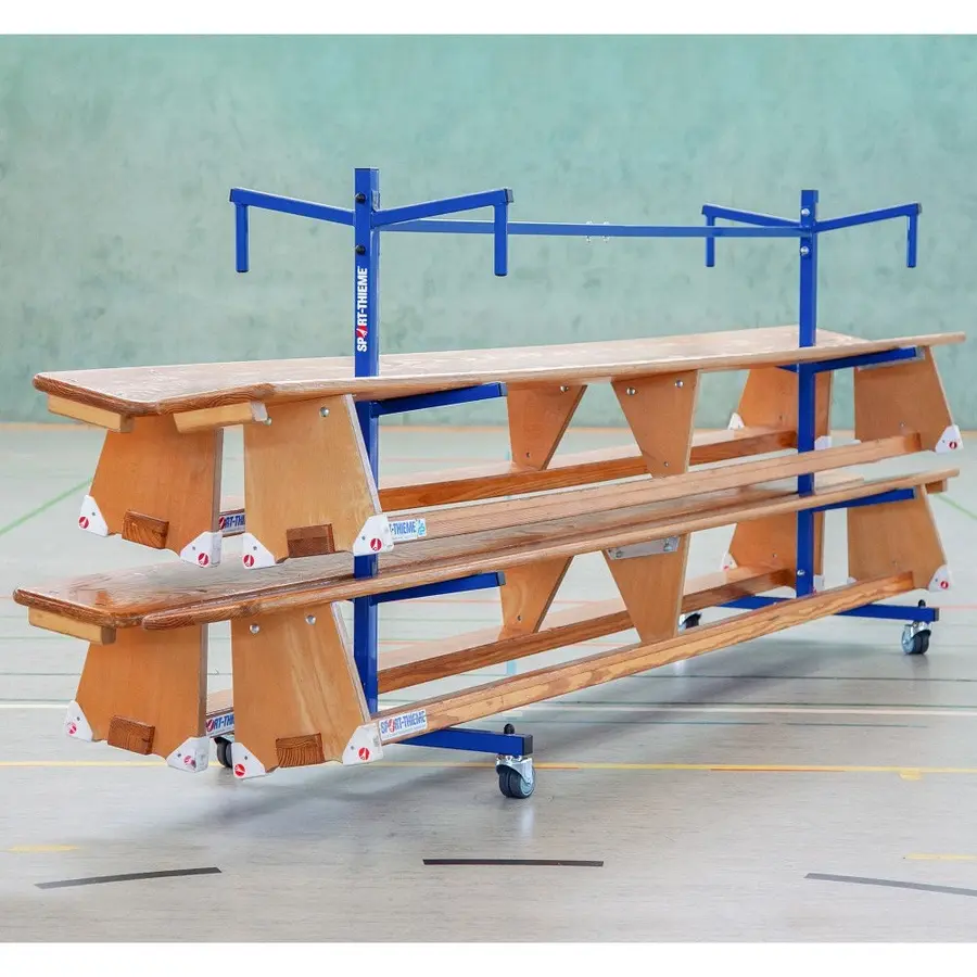 Sport-Thieme | Kuljetuskärry 6 Voimistelupenkille | 261x81x134 cm 