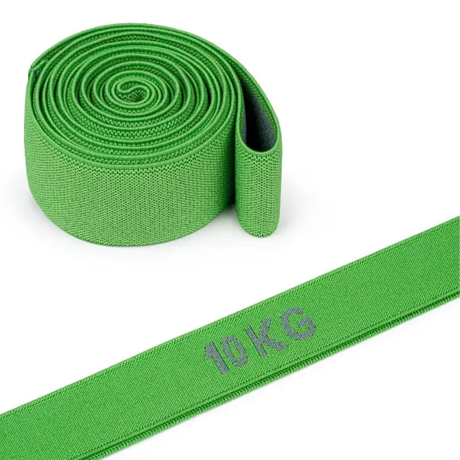 Sport-Thieme | Harjoituskuminauha Keskitaso | 10 kg | Vihreä/Harmaa 