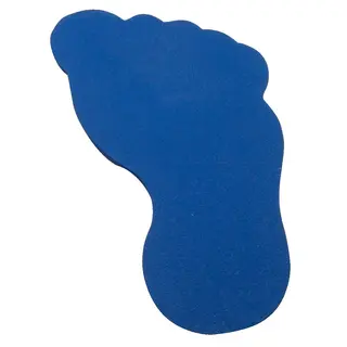 Sport-Thieme® Floor Markers Blue, Foot, 19 cm